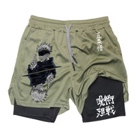 Mens Compression Sport Shorts Quick Dry Gym Shorts