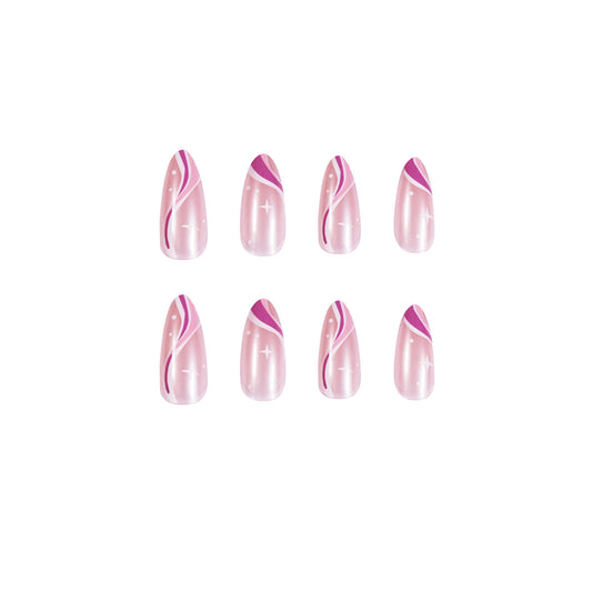 Wave Minimalist Series Pointed Wearing Nail Products