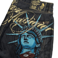The Liberty Goddess sequined jeans