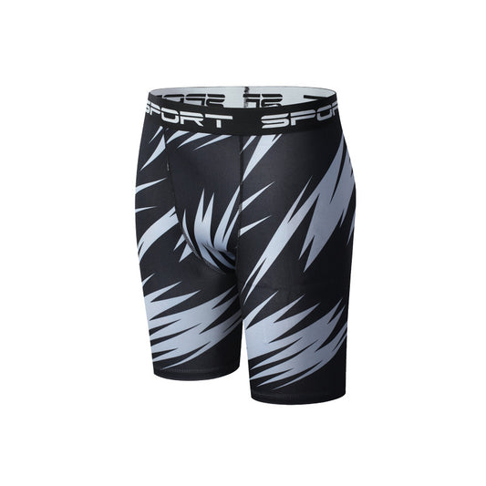 Mens Quick Dry Elastic Sports Shorts