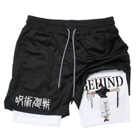 Anime Printed Double Layer Casual Shorts