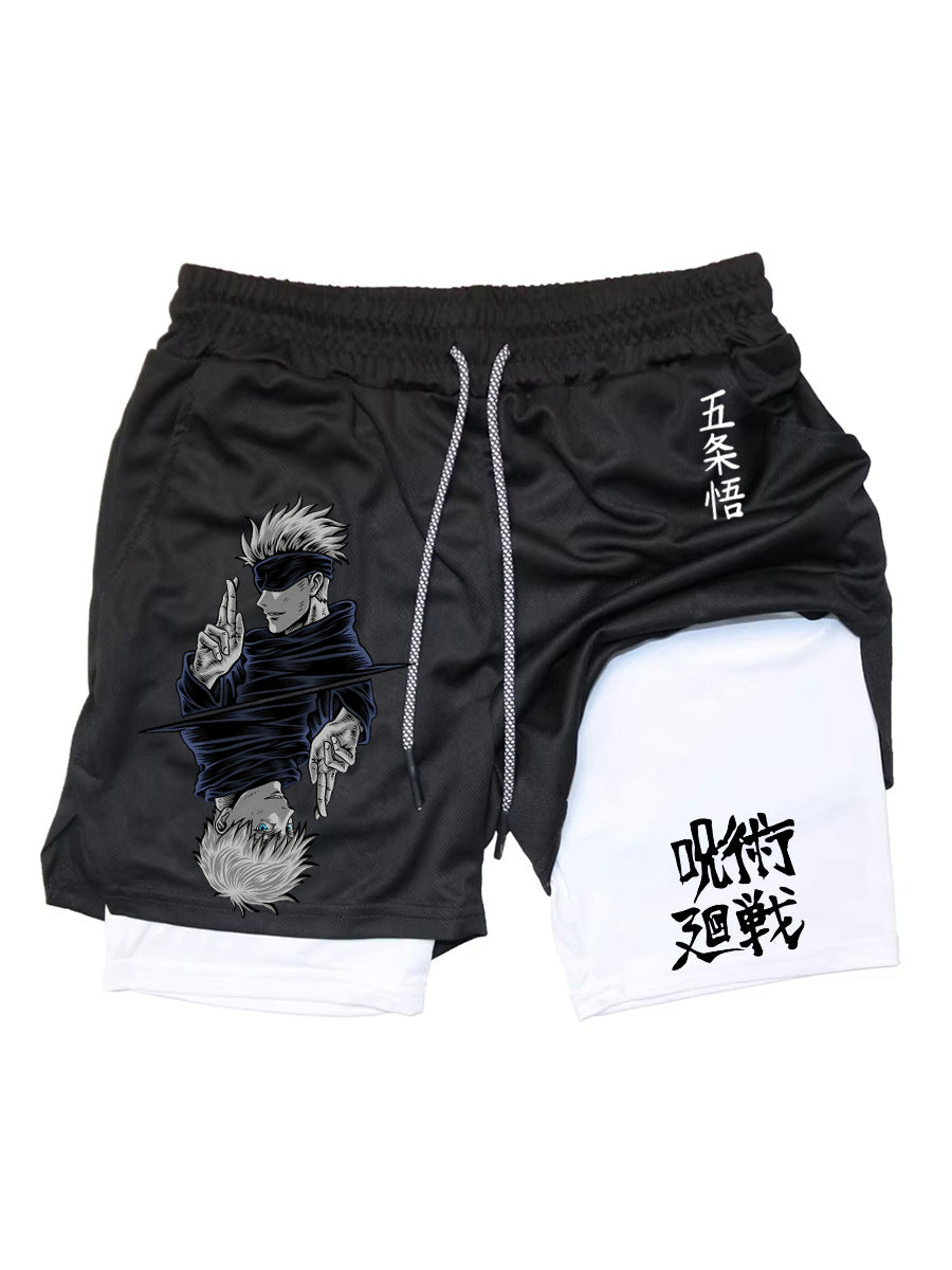 Mens Compression Sport Shorts Quick Dry Gym Shorts