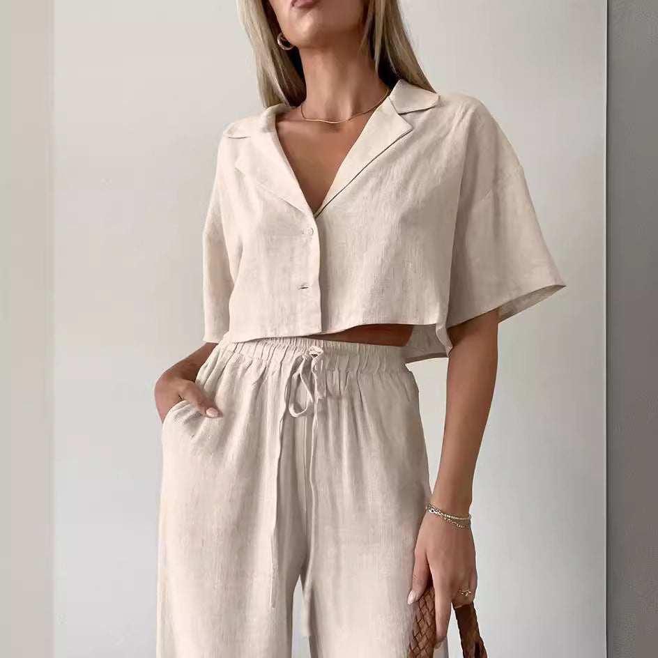 Relaxed Linen Two-Piece Set