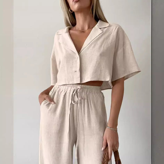 Relaxed Linen Two-Piece Set