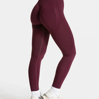 New Women's Color Blocking Yoga Leggings Seamless Knited Tights High Waist Hip Liftting Gym Workout Solid Color Sports Pants