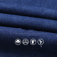 2025 Men's New Men's Fashion Casual Jeans Classic Style Casual Stretch Slim Fit Jeans Men's Denim Pants Black Blue Men's Style