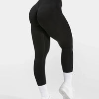 New Women's Color Blocking Yoga Leggings Seamless Knited Tights High Waist Hip Liftting Gym Workout Solid Color Sports Pants