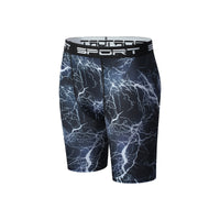 Mens Quick Dry Elastic Sports Shorts