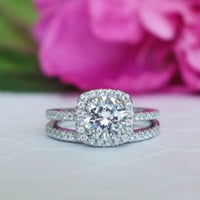 Couple Rings Wedding Engagement Rings Fashion Ladies Inlaid Diamond Rings