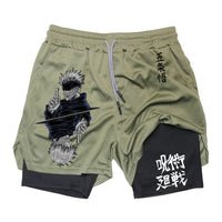 Mens Compression Sport Shorts Quick Dry Gym Shorts
