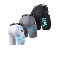 Mens High Elastic Compression Training Shorts with Pocket